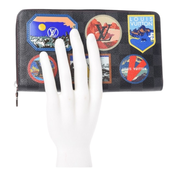 Louis Vuitton Limited Edition Damier Graphite Alps Zippy Wallet Organizer W COA - Picture 8 of 16